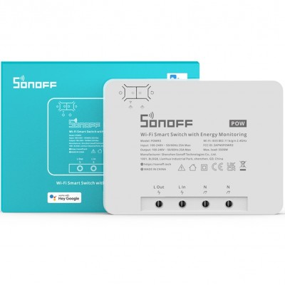 Sonoff POWR3 - Wi-Fi Smart High Power Switch - 25A/5500W